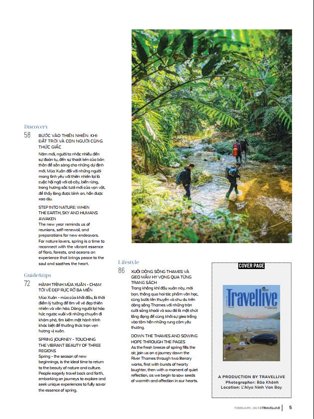 ẤN PHẨM TRAVELLIVE THÁNG 02/2025