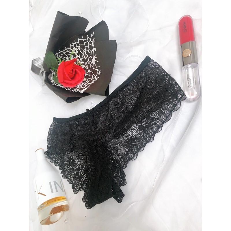 Hera black - Set lót ren áo bra không gọng mút mỏng
