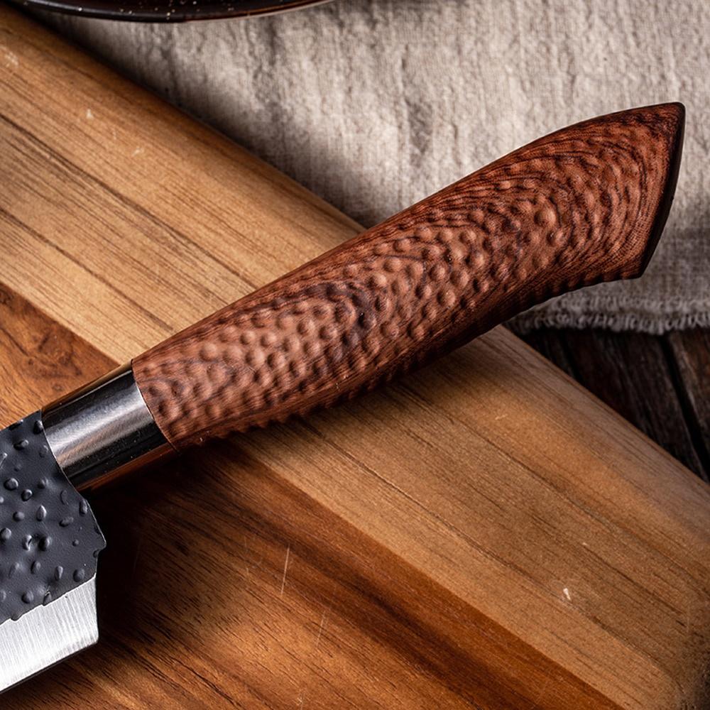 Kitchen knife Chef Knives Japanese High Carbon Stainless Steel Imitation Damascus Sanding Laser Knife Kitchen knife set
