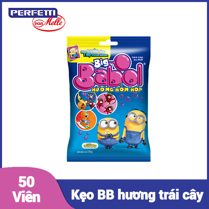 Kẹo Big Babol Hương Hỗn Hợp (50 viên)