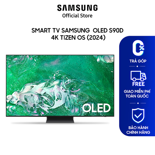 Smart Tivi Samsung 65 Inch OLED 4K Tizen OS QA65S90DAKXXV - Hàng chính hãng