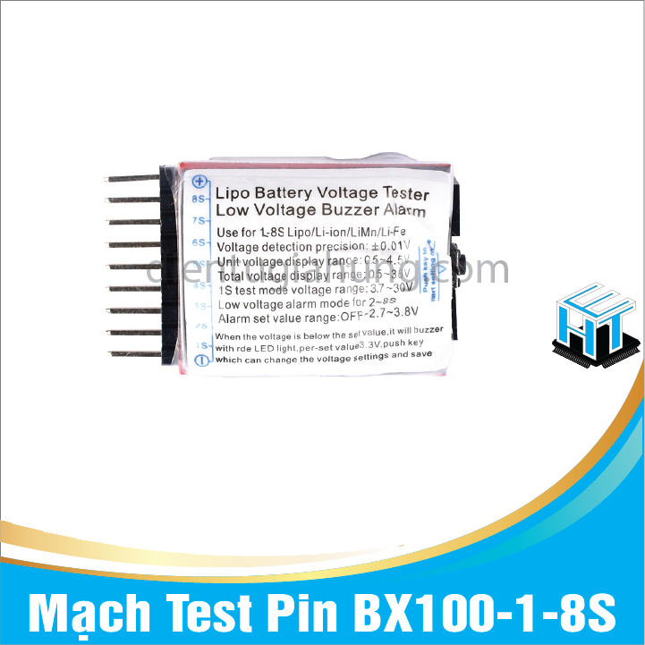 1 Cái Mạch Test Pin BX100-1-8S