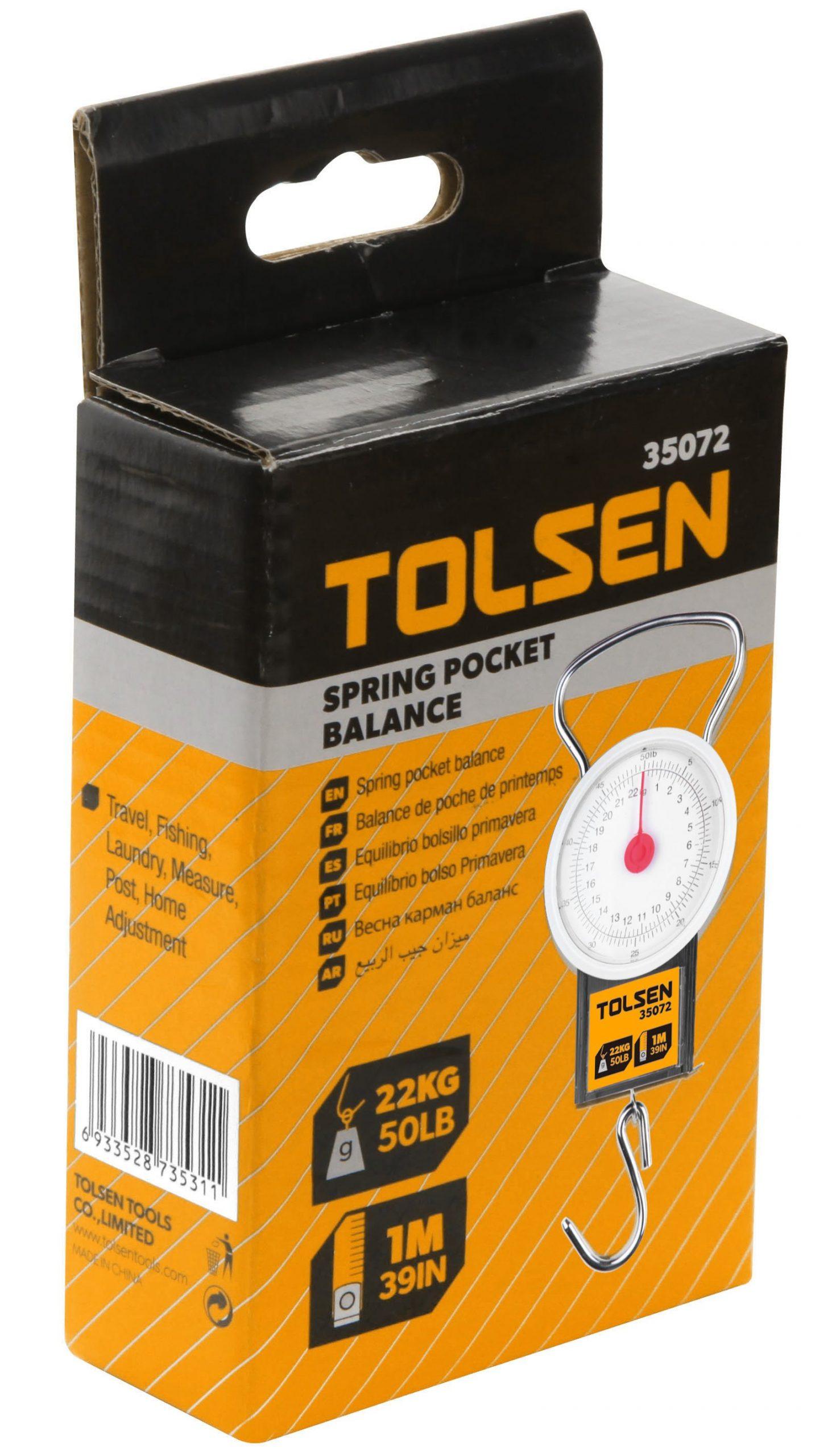 ĐỒNG HỒ CÂN 22kg TOLSEN 35072 - HÀNG CHÍNH HÃNG