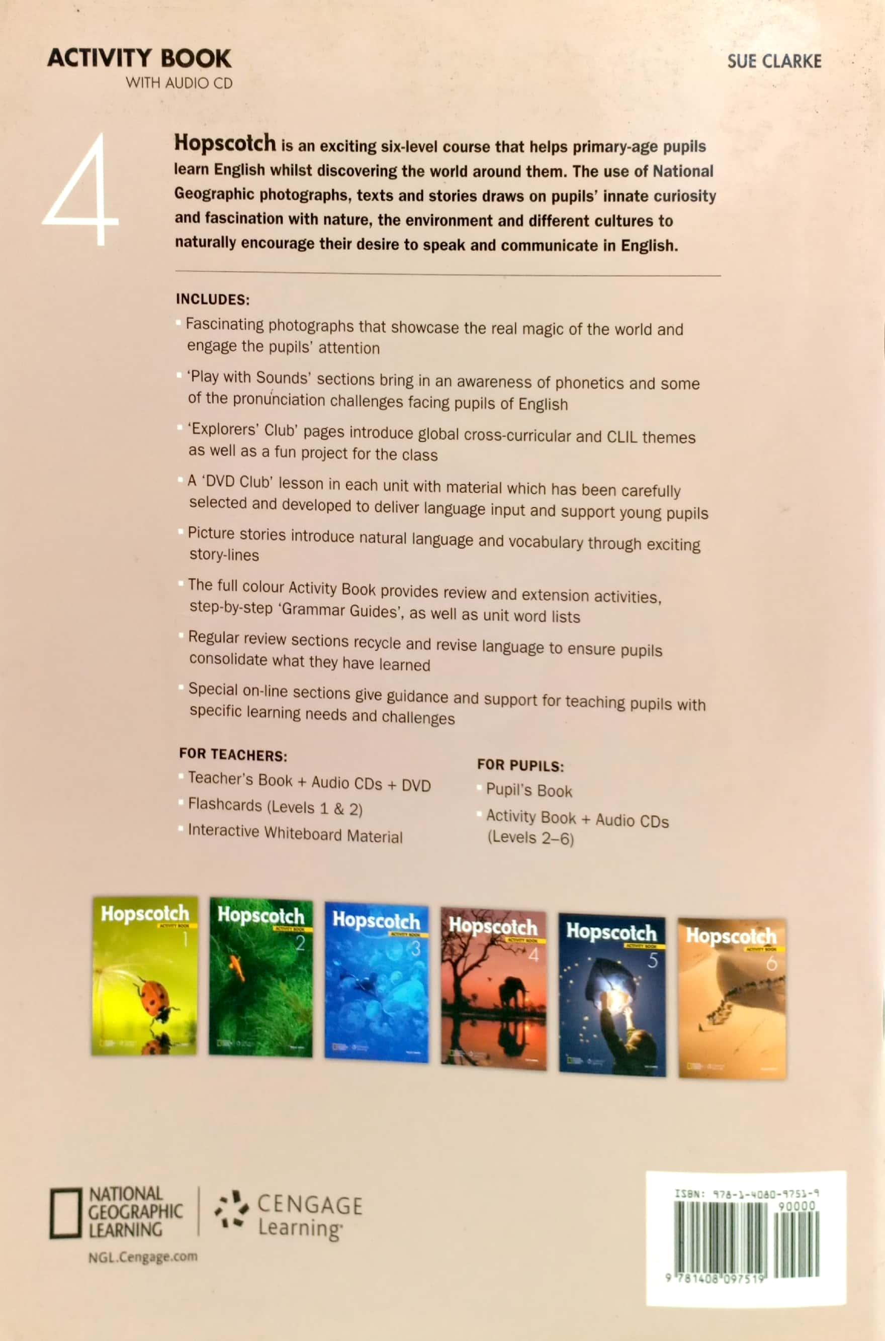 Hopscotch 4: Activity Book With Audio CD