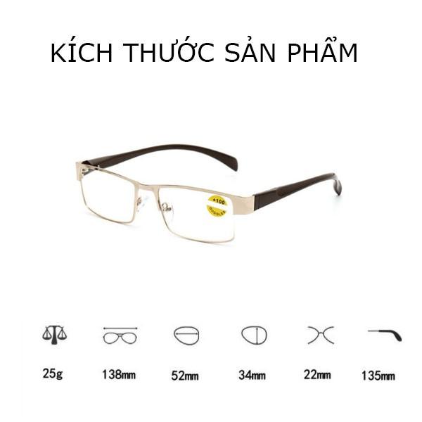 Kính lão thị viễn thị trung niên nam nữ cao cấp cực rõ và sáng chống mỏi chống xước hàng 96 loại I