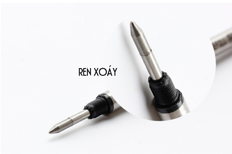 Ruột bút bi có ren xoáy cho các dòng bút Picasso – Trơn mượt đầu bi 0.5mm