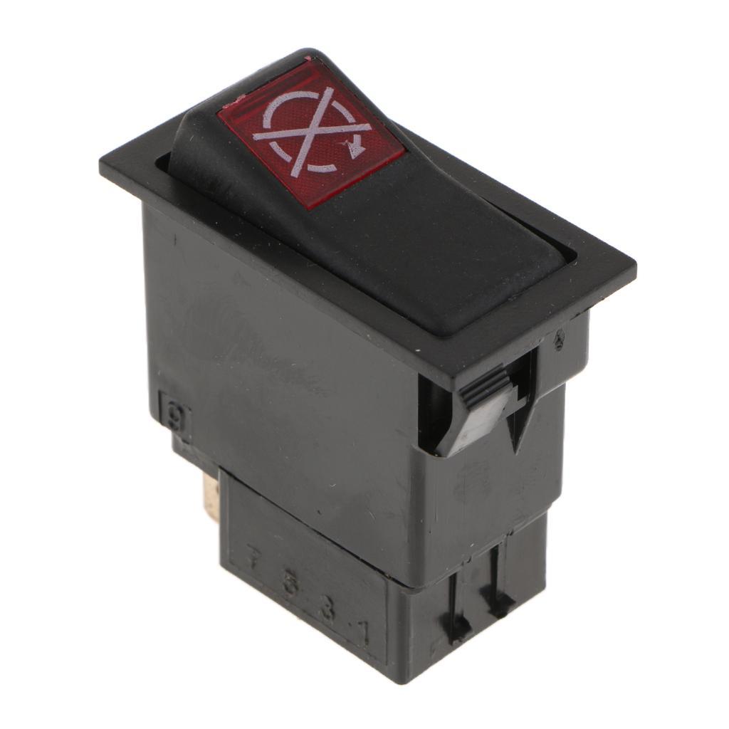 3-5pack 2-Pin On/Off Push Button Rocker Switch for Car Trucks Universial