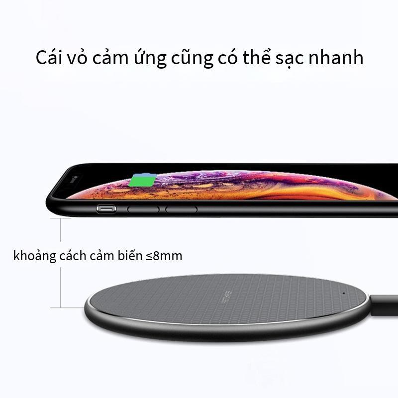 Đảm Bảo Chất Lượng 10W Sạc Không Dây QI Sạc Nhanh Cho Điện Thoại Di Động Thích Hợp Cho Huawei Apple Oppo Sạc Không Dây Xiaomi
