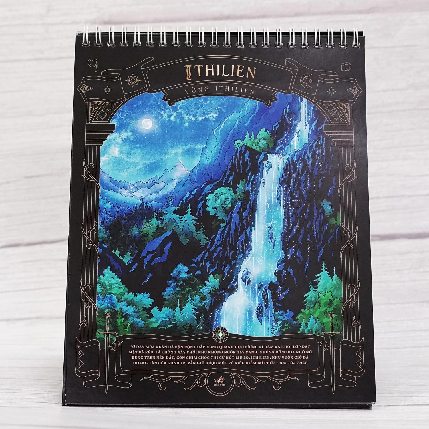 Lịch Để Bàn 2026 - Vùng Đất Kỳ Ảo - Hành Trình Qua Trung Địa