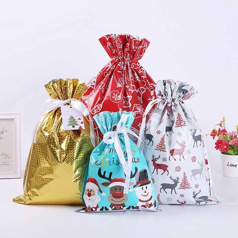 Túi Dây Rút Đựng Quà Giáng Sinh