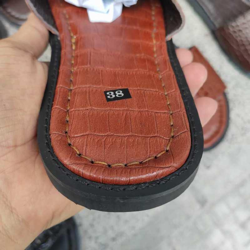 Dép nam DA BỤNG CÁ SẤU ĐẸP NHẸ NHÀNG!