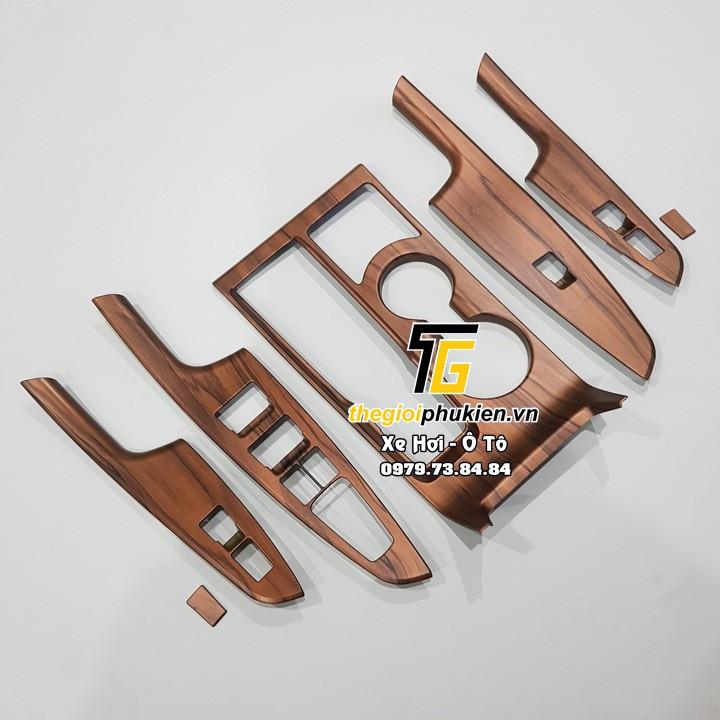 Ốp nội thất vân gỗ Hyundai Tucson 2016-2020 Cao cấp