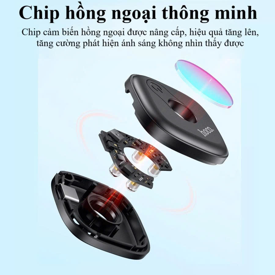 Máy dò camera ẩn Hoco GM231 quét cam hồng ngoại phát hiện di động chống nhìn trộm - Hàng chính hãng