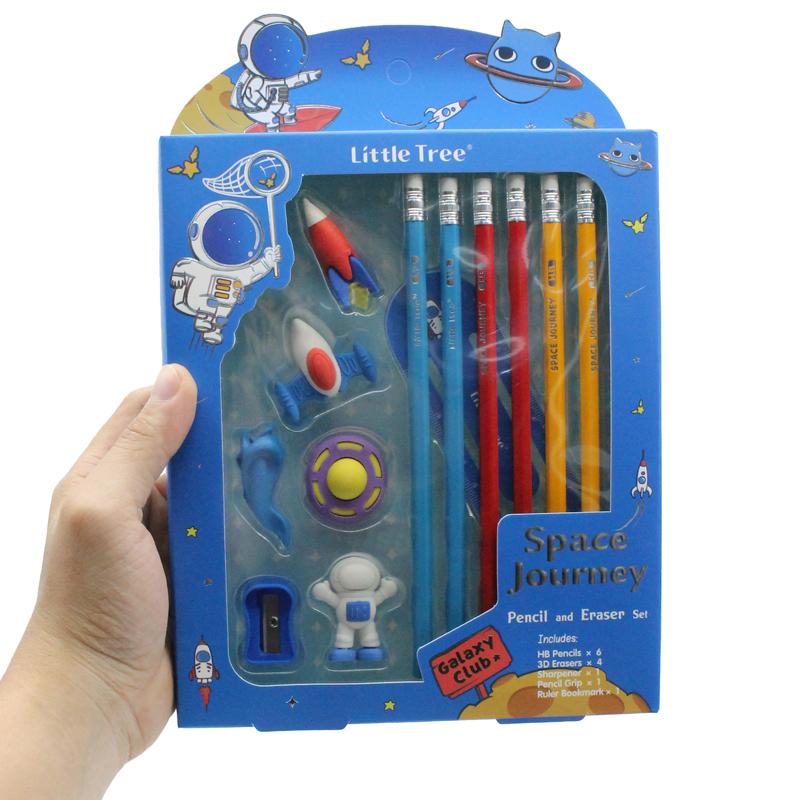 Bộ Dụng Cụ Học Tập Phi Hành Gia Space Journey - Little Tree GP8020-E (13 Chi Tiết)