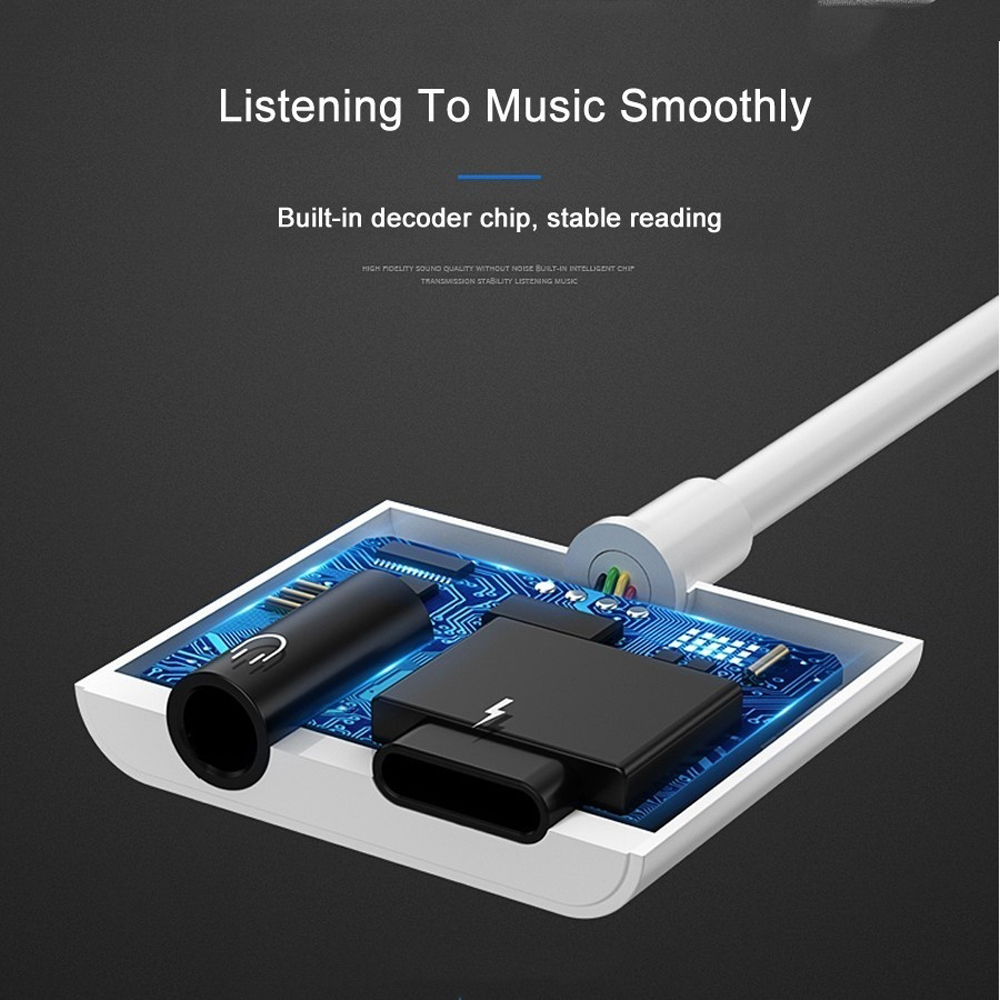 Bộ Chuyển Đổi Cáp Điện Thoại Thông Minh 2 Trong 1 Cho Điện Thoại IOS 7