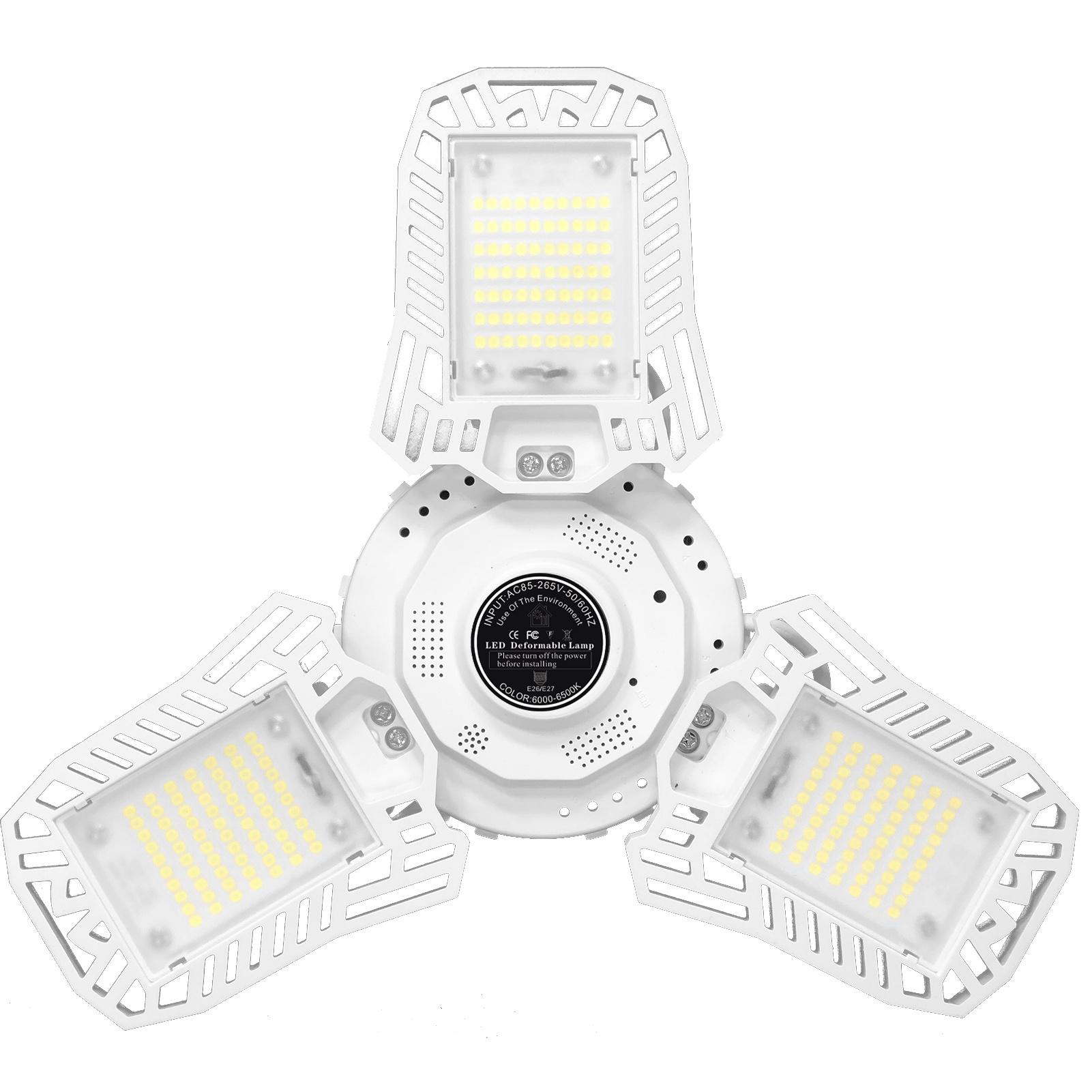 Bóng đèn gấp trần với bảng điều chỉnh cho nhà kho xưởng nhà xe