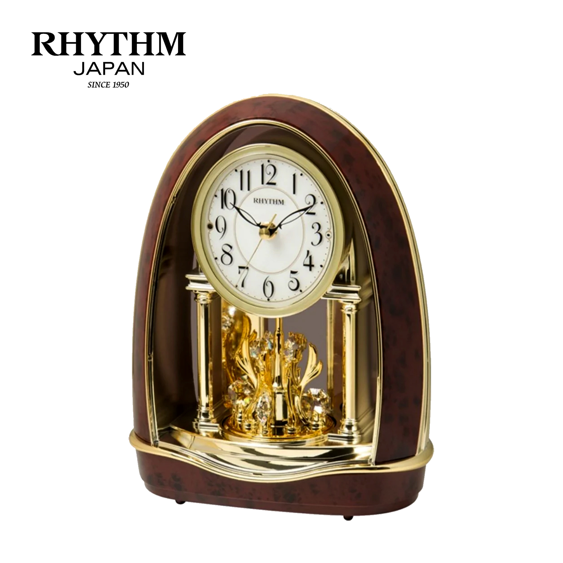 Đồng hồ để bàn Nhật Bản Rhythm 4RH796WU23 – Kt 22.5 x 29.0 x 15.5cm, 1.18Kg. Vỏ nhựa, dùng PIN