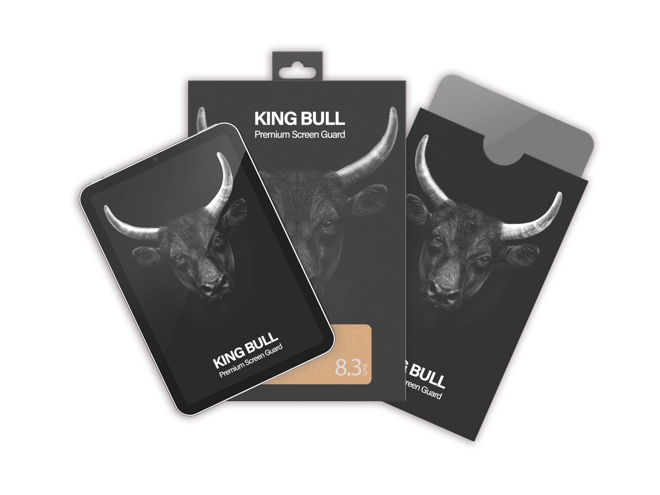 Miếng Dán Cường Lực MIPOW KINGBULL PREMIUM HD (2.7D)  dành cho IPAD Series - Hàng chính hãng