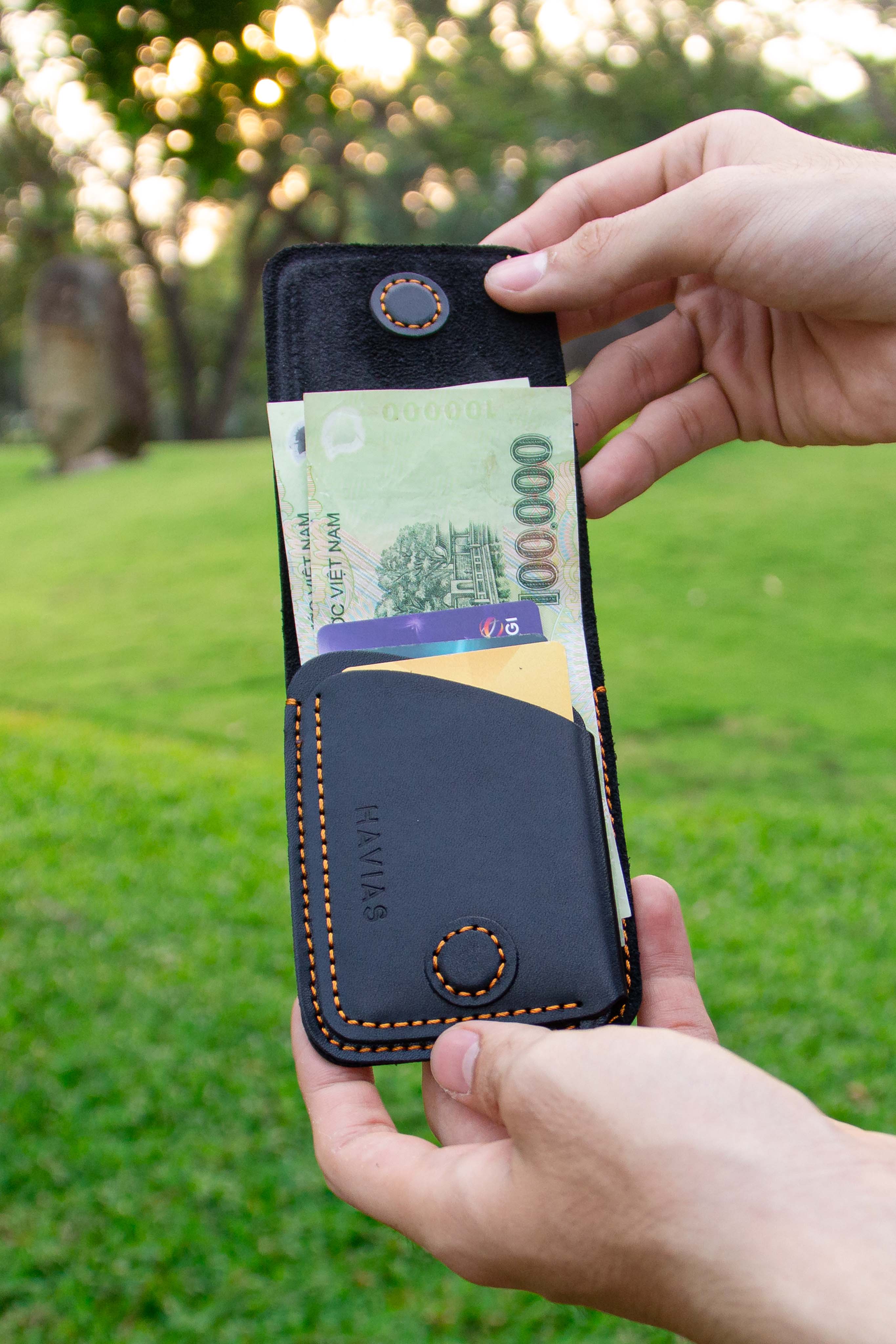 Ví da Basic6 Handcrafted Mini Wallet