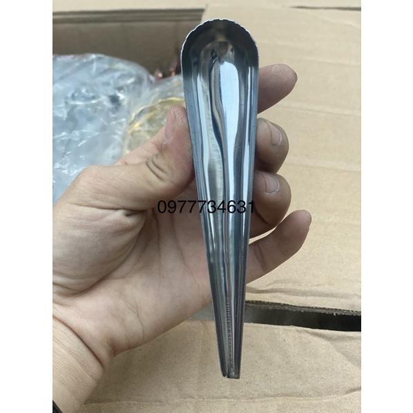 Thìa xúc cám chim, gà, bồ câu tiện lợi chất liệu inox hàng chuẩn tàu