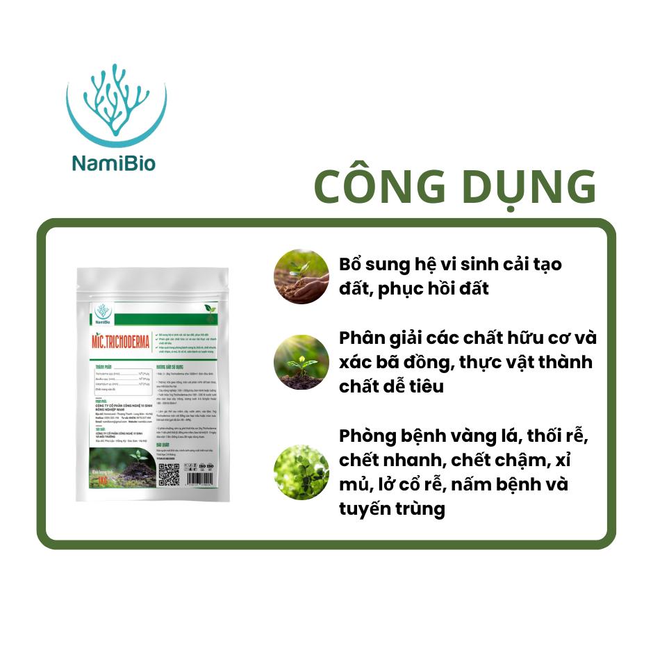 Men vi sinh nấm TRICHODERMA dùng ủ phân và xử lý đất