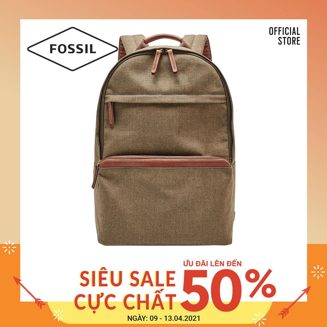 Balo nam thời trang Fossil Renmore Backpack SBG1241345 - màu olive