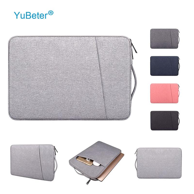 YuBeter Túi Laptop Bao Da Máy Tính Ốp Lưng Cho MacBook Air Pro 13.3 14 15.6Inch Túi Dành Cho Dành Cho Laptop Dell Acer HP Nam Nữ Cặp