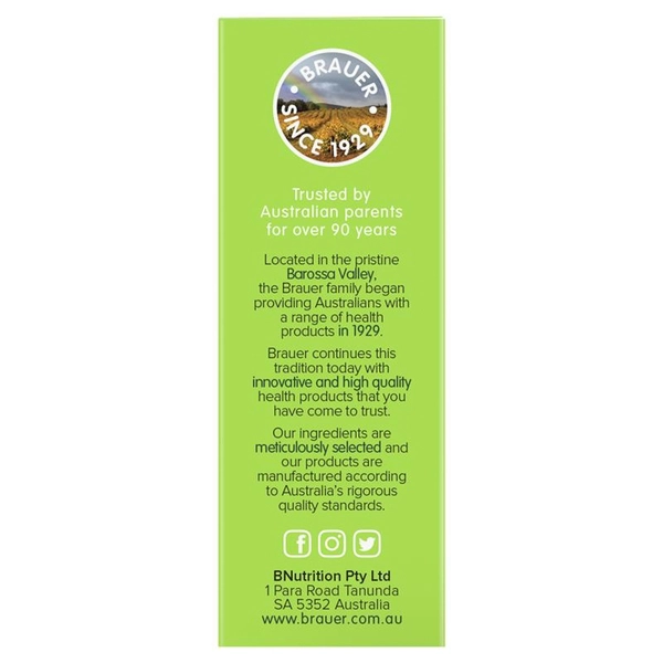 Brauer Baby &amp; Kids Liquid Vitamin D 400IU 10ml - Bổ sung Vitamin D cho trẻ sơ sinh (10ml)