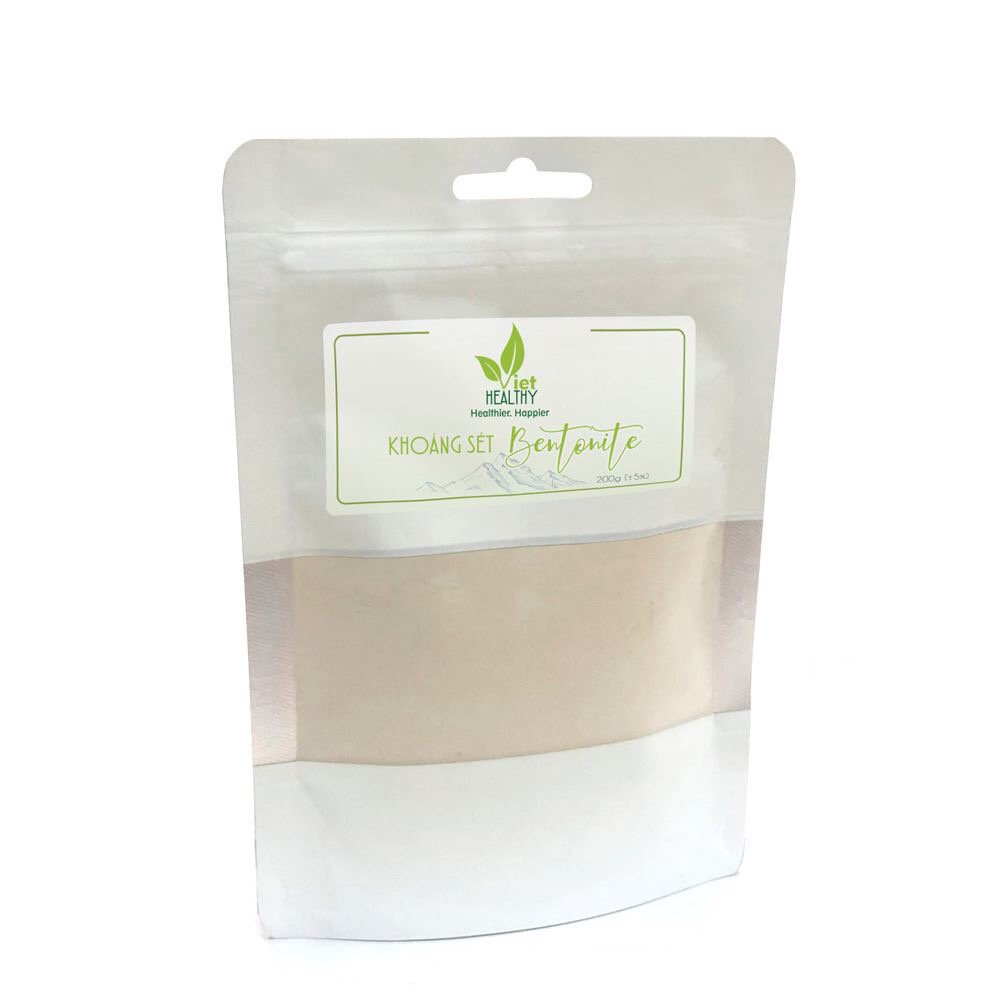 Khoáng sét Natri Viet Healthy 200gr- Khoáng sét Viethealthy tác dụng hỗ trợ thải độc đường tiêu hóa.