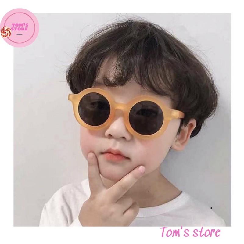 Kính mát kính râm trẻ em chống tia UV kiểu dáng hàn quốc cho bé từ 1-6 tuổi