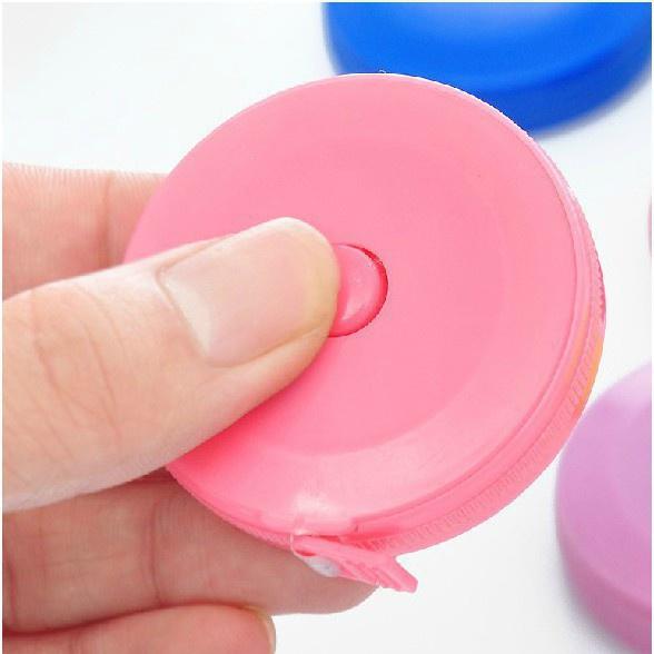 Thước dây đo eo 1,5m rút tự động nhiều màu bền đẹp 2256 SHIPNHANH88
