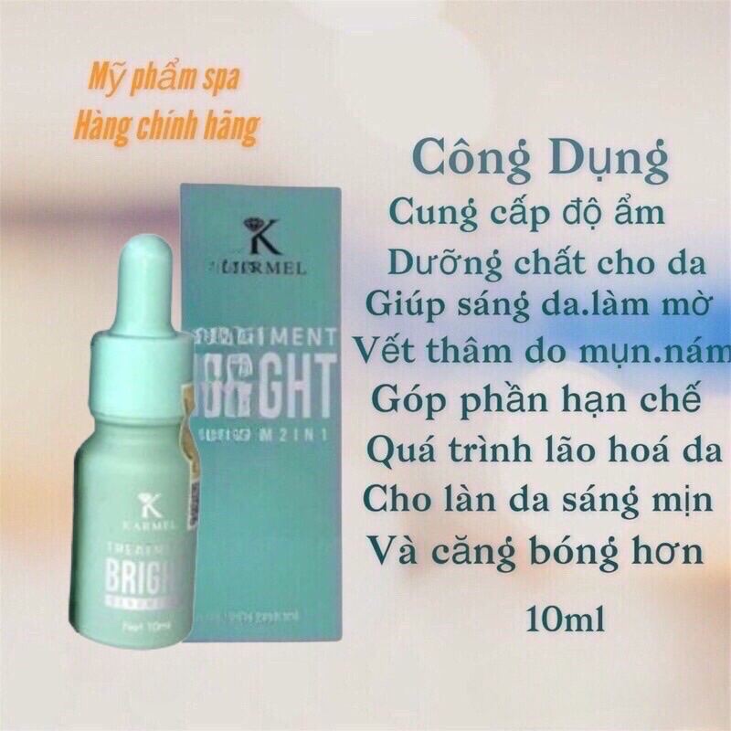 Serum Karmel Treatment Bright 10ml mờ thâm nám, căng bóng da