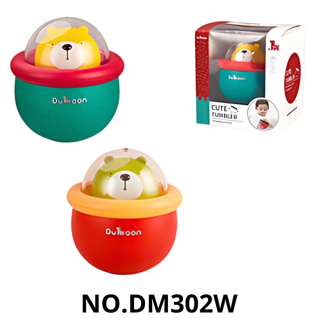 DUMOON - DM302W Lật đật hình gấu con (KT 15x12.5x16cm)