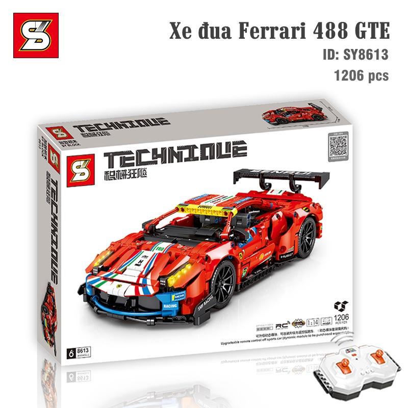 Đồ Chơi Lắp Ghép Siêu Xe Ferrari 488 GTE SY BLOCK 8613