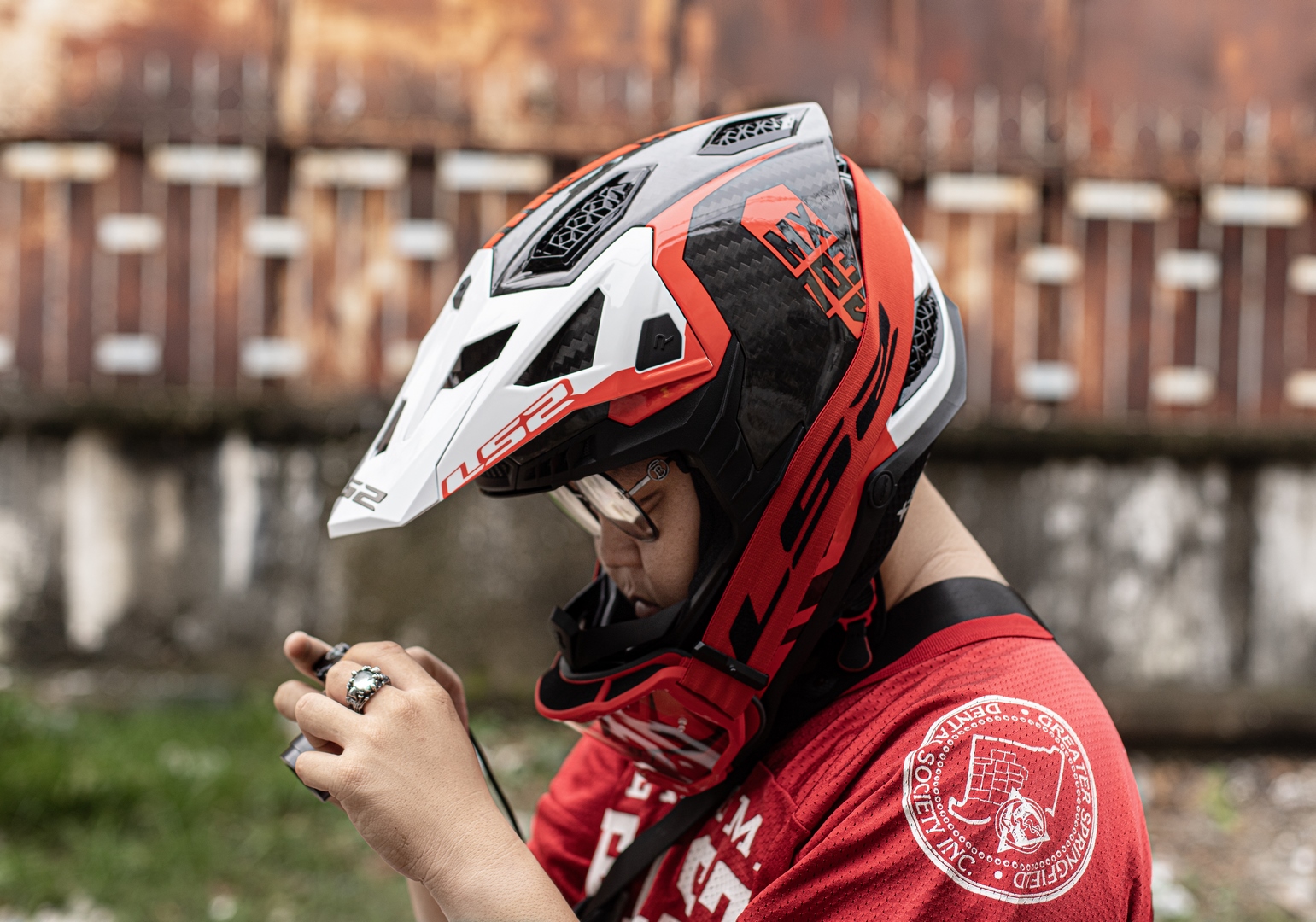 Mũ Cào Cào LS2 MX703 X-Force Carbon