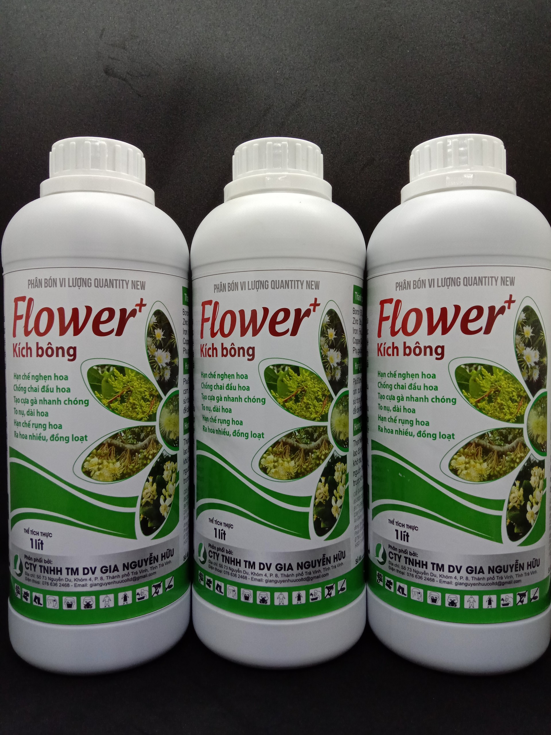 FLOWER KÍCH BÔNG (chai 1 lít) - DƯỠNG MẦM HOA, RA HOA ĐỒNG LOẠT