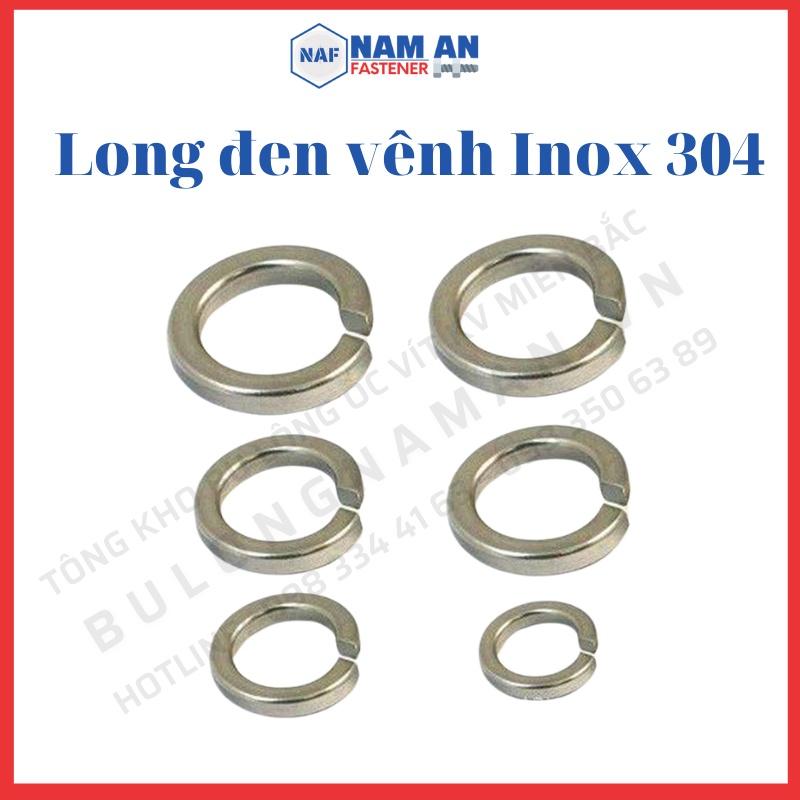 200 con Long đền vênh inox 304 M6, M8, M10, M12, long đen inox 304, vòng đệm inox 304