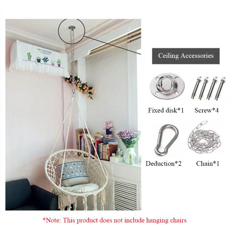 Treo Bộ Võng Giá Đỡ Dây Chuyền Bộ Dụng Cụ Giới Tính Xoay Móc Khóa Trần Bộ Phụ Kiện Treo Ghế Tập Thể Hình Trên Không Tập Yoga