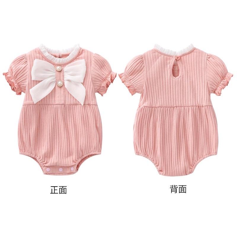 Romper Bodysuit Nơ Siêu Xinh Cao Cấo Cho Bé