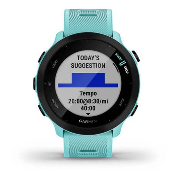 Đồng Hồ Thông Minh Garmin Forerunner 55 Aqua - Hàng Chính Hãng