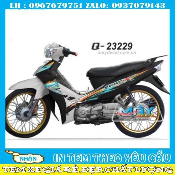 Tem rời Sirius chữ X xanh đen sản phẩm y hình 100%