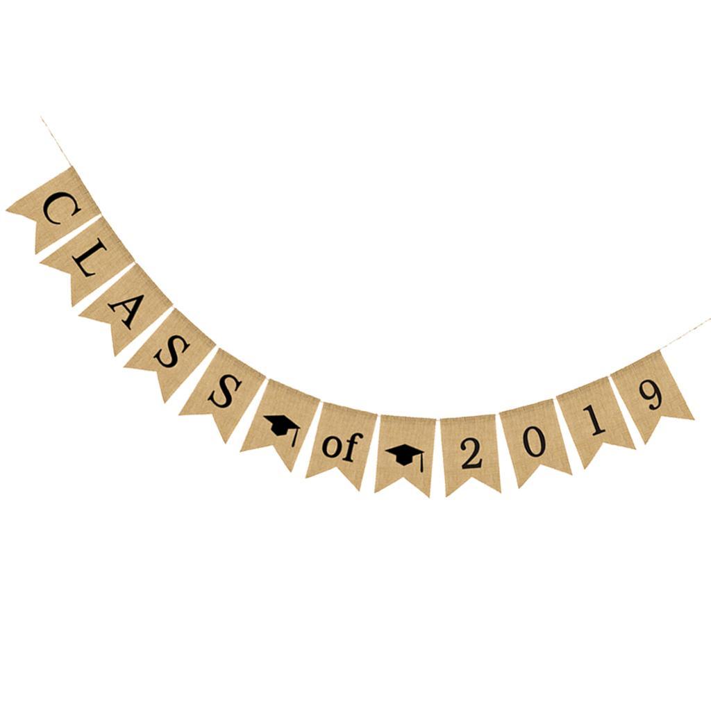 Graduation Banner Class of 2019 Bunting Banner Garland Party Decorations