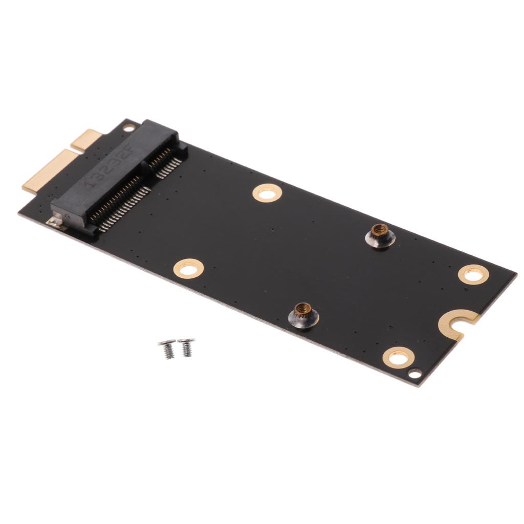 MSATA SSD to 17+7pin SSD Convertor Connector Adapter Card for 2012 MacBook