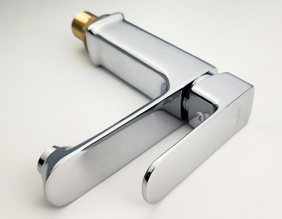 Vòi Lavabo nóng lạnh Đồng mạ Chrome Eurolife EL-8002 (Trắng bạc)