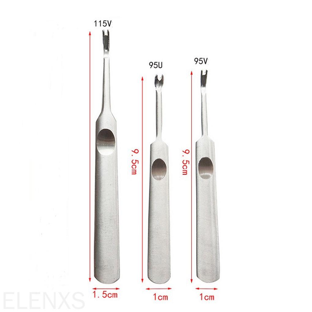 Set 3 Dụng Cụ Tạo Rãnh Chữ U / V Cho Đồ Da Thủ Công