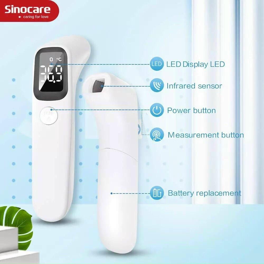 Nhiệt kế điện tử hồng ngoại đo trán Sinocare R1D1 - kết quả chính xác, phù hợp với trẻ em