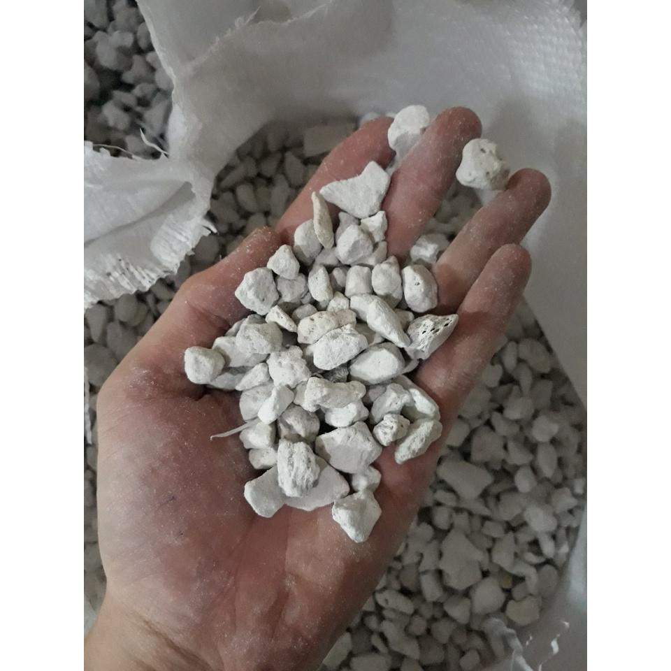 Nham thạch trắng turkey túi 500g- Đá lông vũ, Đá bọt thổ nhĩ kỳ lọc nước bể cá cảnh thủy sinh