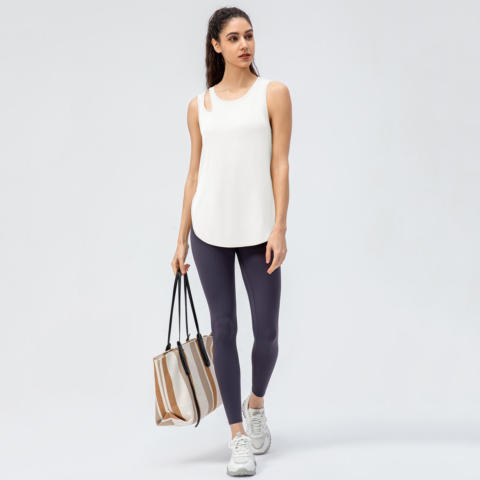 Áo thun nữ Tank Tops không tay thoáng khí nhanh khô để chạy bộ, luyện tập thể thao