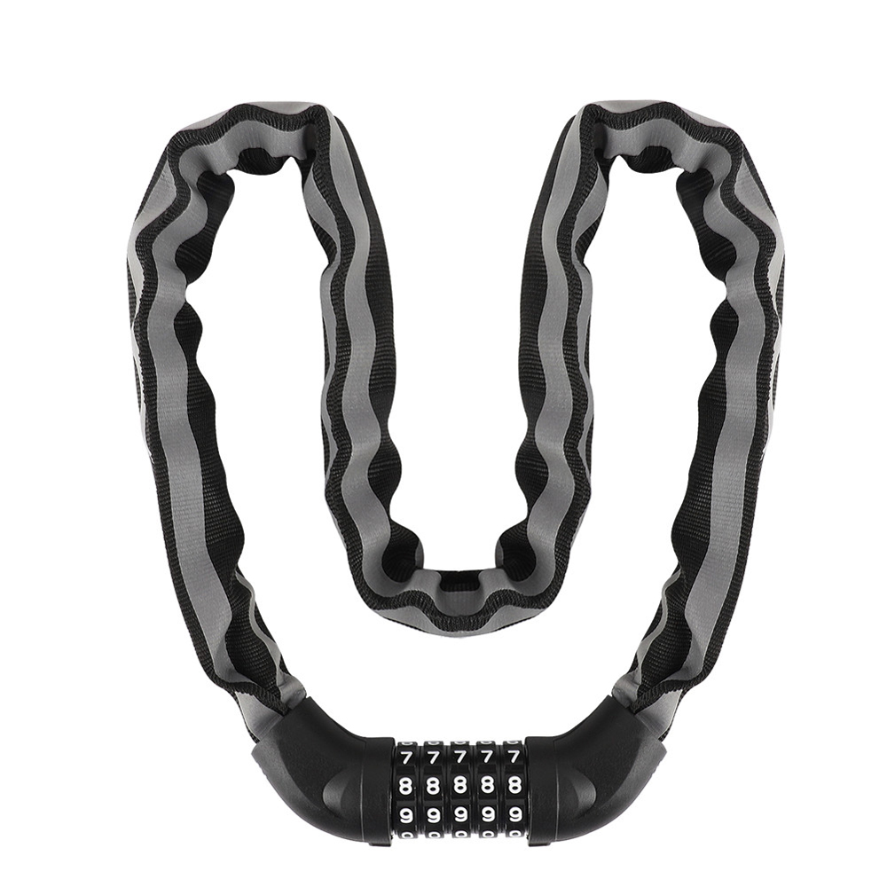 WEST BIKING Khóa Xích Xe Đạp Mật Khẩu 5 Số Bảo Vệ Xe Đạp