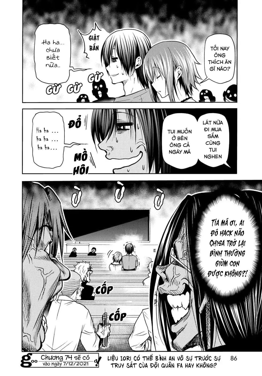 cô gái thích lặn - grand blue chapter 73 47